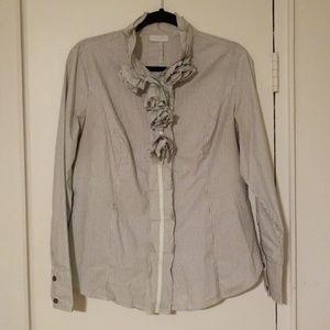 Unique Rose Detailed Blouse